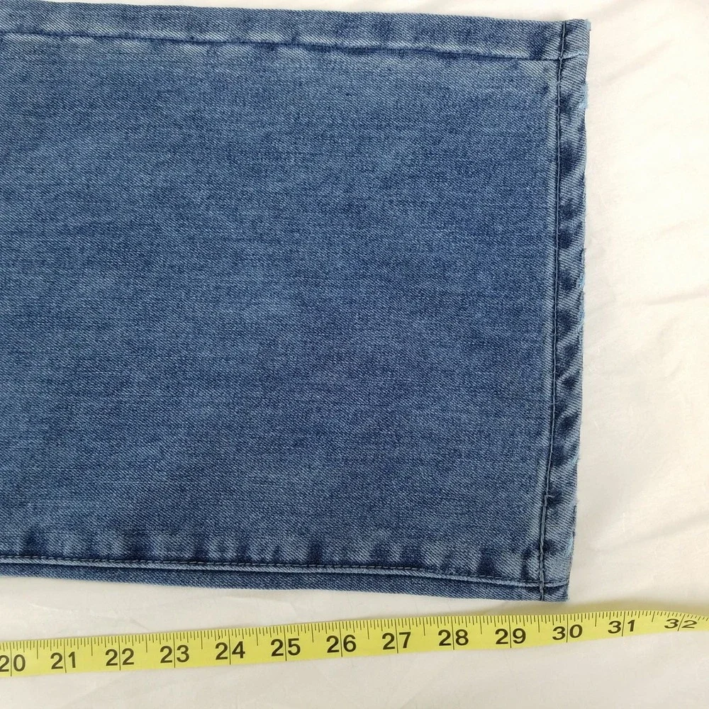 Ecko Unltd 72+‎ Jeans Mens 42x32 Blue Denim Loose Hip Hop Y2K Actual W42xL30 VTG